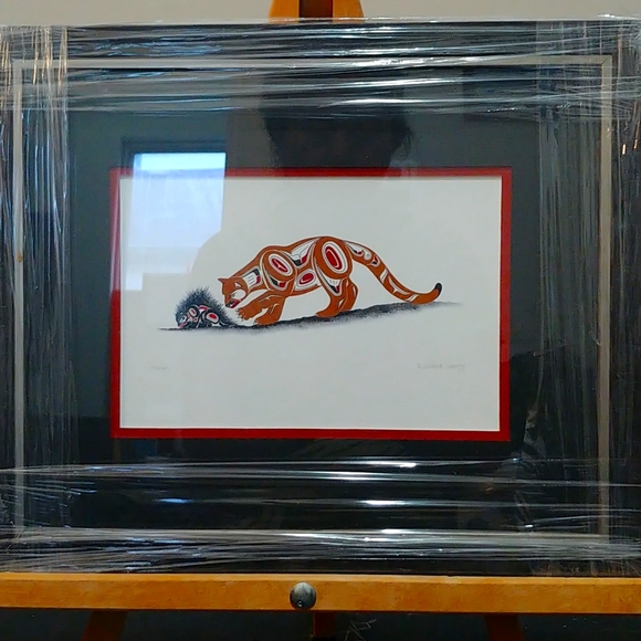 Richard Shorty Other - Canadian native art framed print